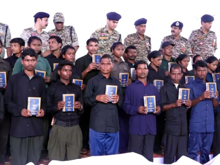 208 Naxalites surrender in Chhattisgarh, key leader defects