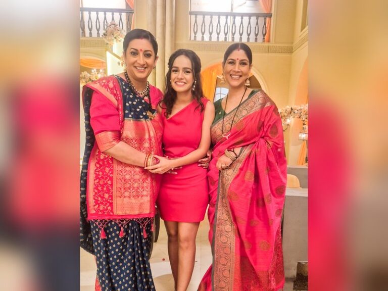 Aditi Sanwal meets TV icons Smriti and Sakshi