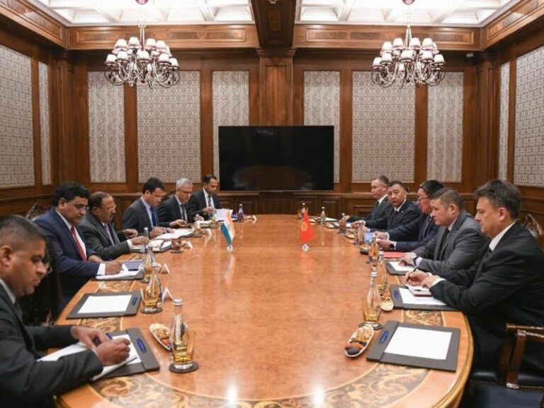 Ajit Doval meets Kyrgyzstan security chief to boost counterterrorism ties