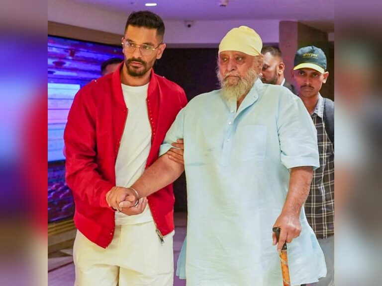 Angad Bedi honors father’s memory