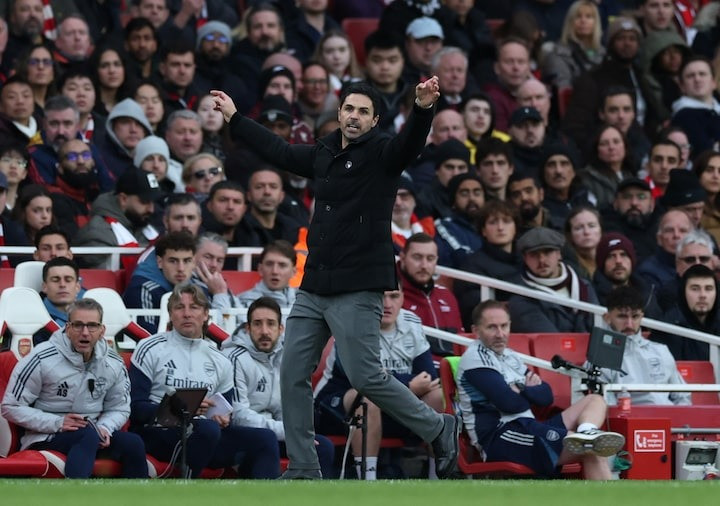 Arteta praises gritty win over Palace as Arsenal extend lead