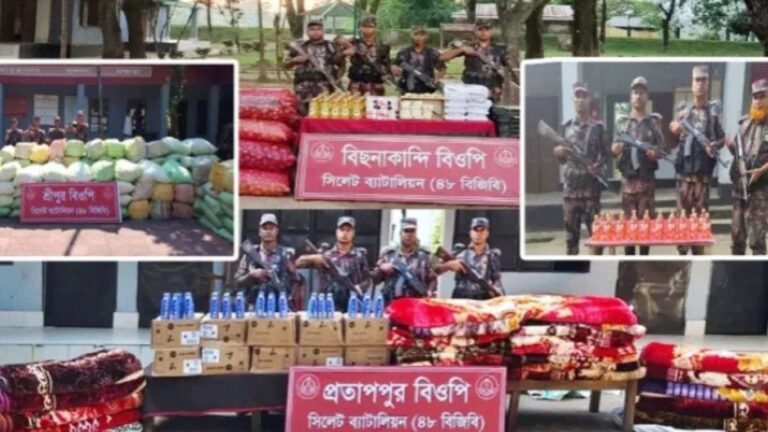 BGB seizes Tk1.61cr Indian goods in Sylhet