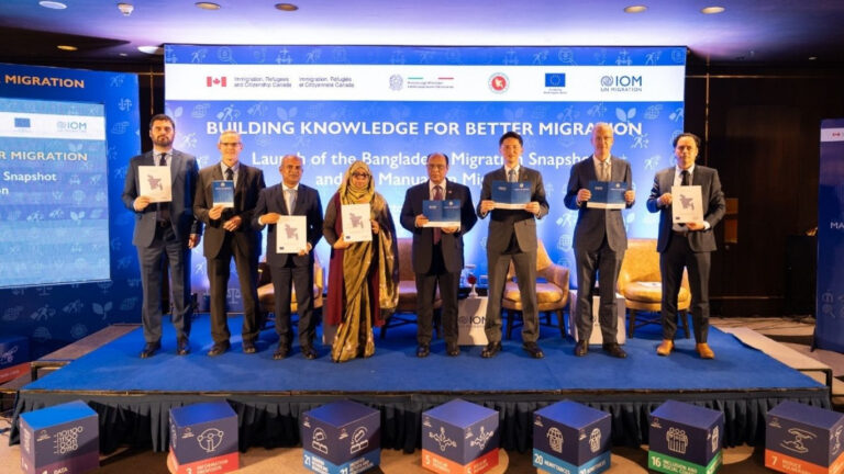 Bangladesh IOM launch migration manual and report in Dhaka