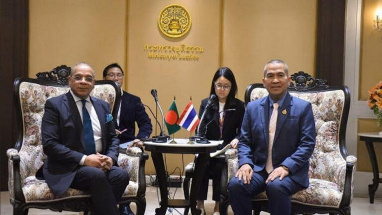 Bangladesh Thailand discuss judicial cooperation in Bangkok