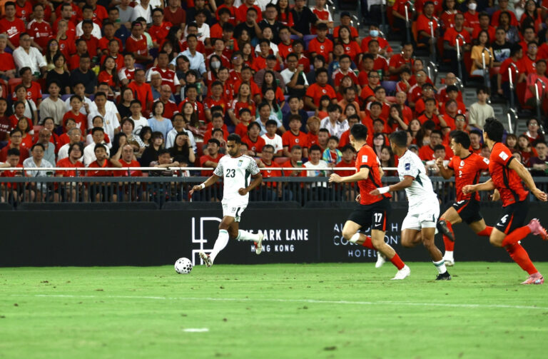 Bangladesh battles to 1 1 draw against Hong Kong in AFC Qualifiers
