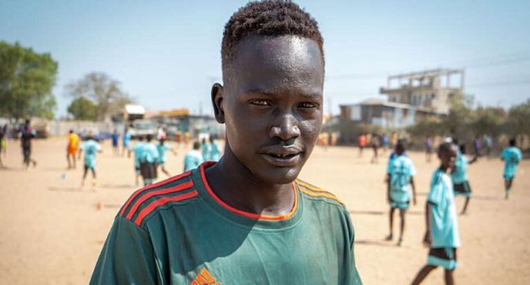 Ex-gang member uses football to steer South Sudan youth from violence