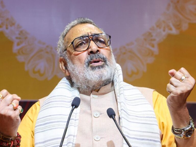 Giriraj Singh confident of NDA win in Lakhisarai