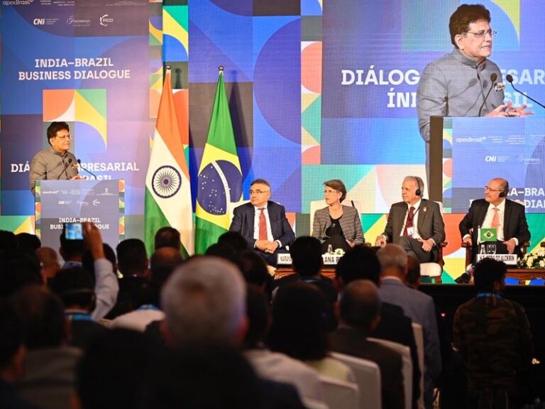 India, Brazil strengthen ties with Goyal’s bold GDP forecast