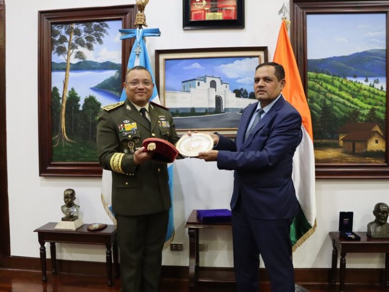 India Guatemala strengthen ties in defence and health sectors