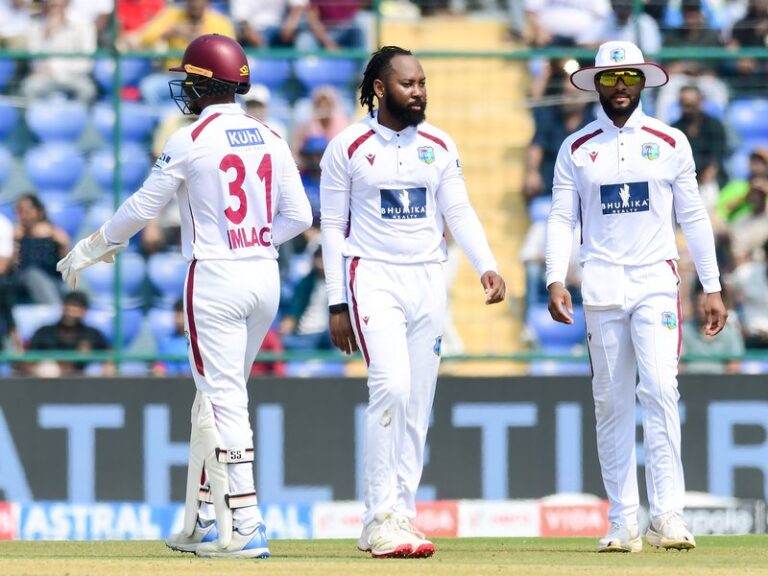 India dominate West Indies with 492 run lead at Tea on Day 2