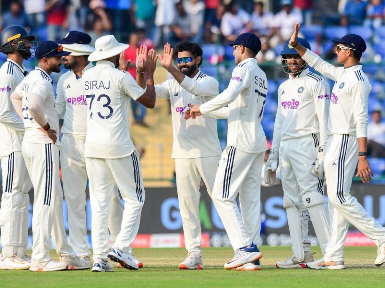India dominates West Indies Jadeja Kuldeep shine