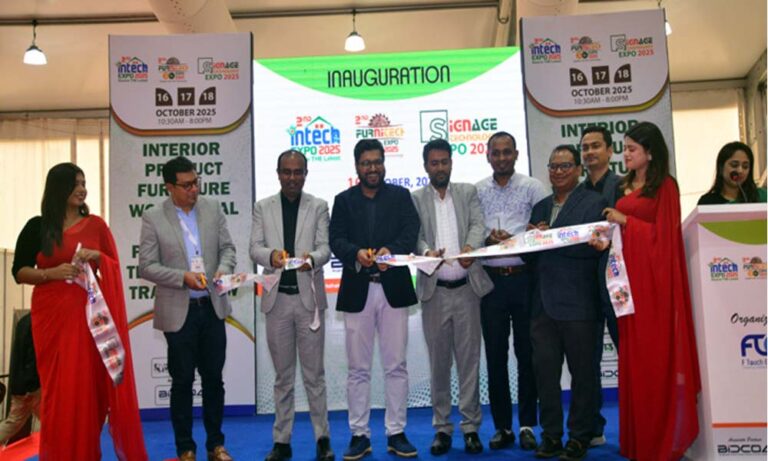 Interior, furniture and signage tech expos open in Dhaka