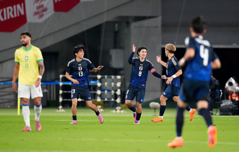 Japan stuns Brazil 3 2 for first ever win over them