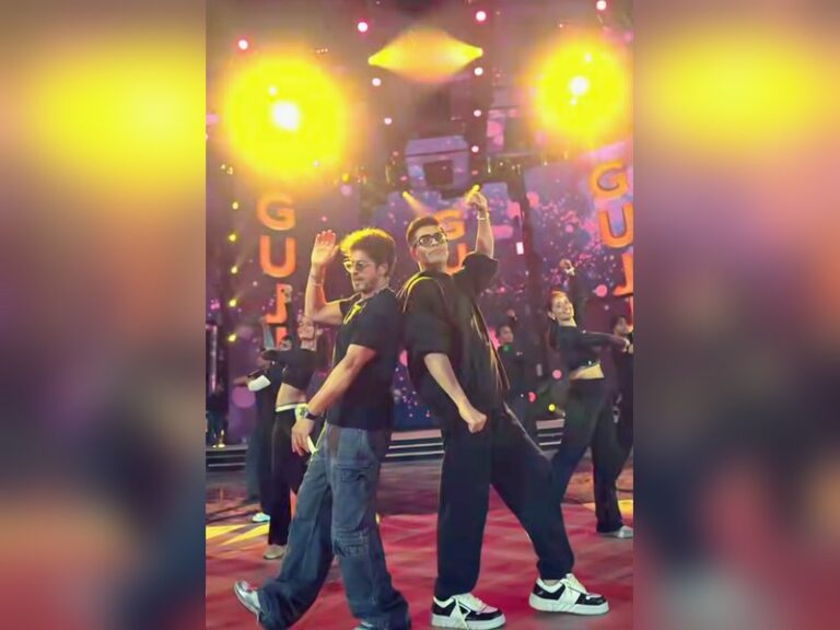 Karan Johar celebrates 25 years as Filmfare host with Shah Rukh Khan