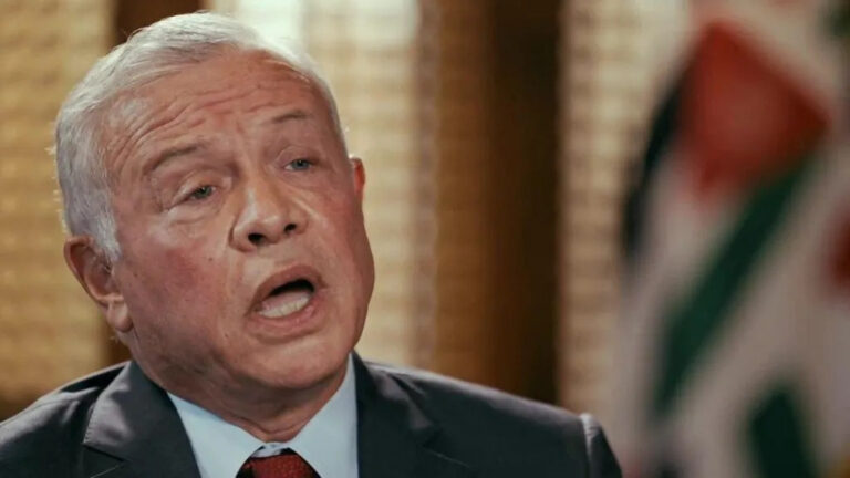 King Abdullah warns of Middle East doom without Palestinian state