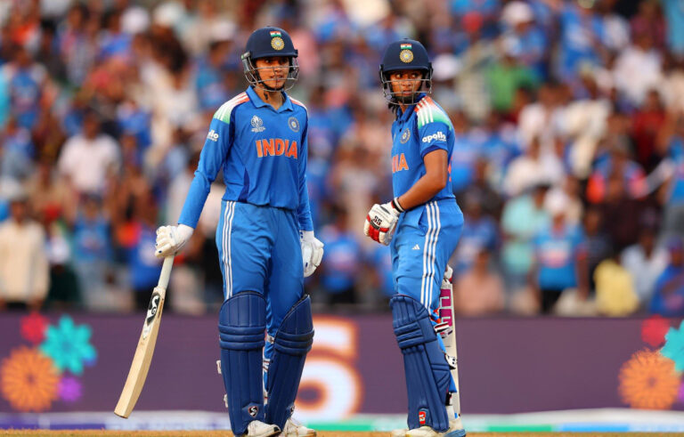 Mandhana Rawal tons send India to semis