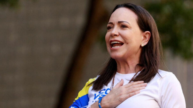 Maria Corina Machado offers Maduro peaceful exit amid crisis