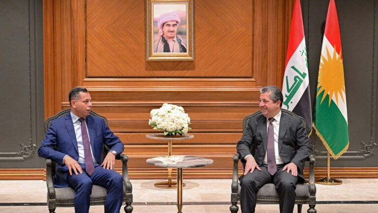 Masrour Barzani meets Iraq’s intelligence chief to discuss security, elections