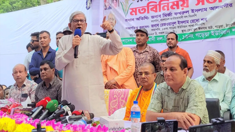 Mirza Fakhrul urges unity to prevent election chaos