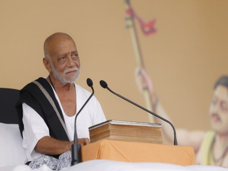 Morari Bapu urges preservation of Sanatan Dharma at Gopnath Ram Katha