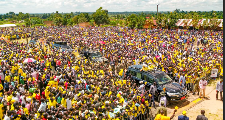 Museveni promises more development for Maracha praises NRMs progress in West Nile