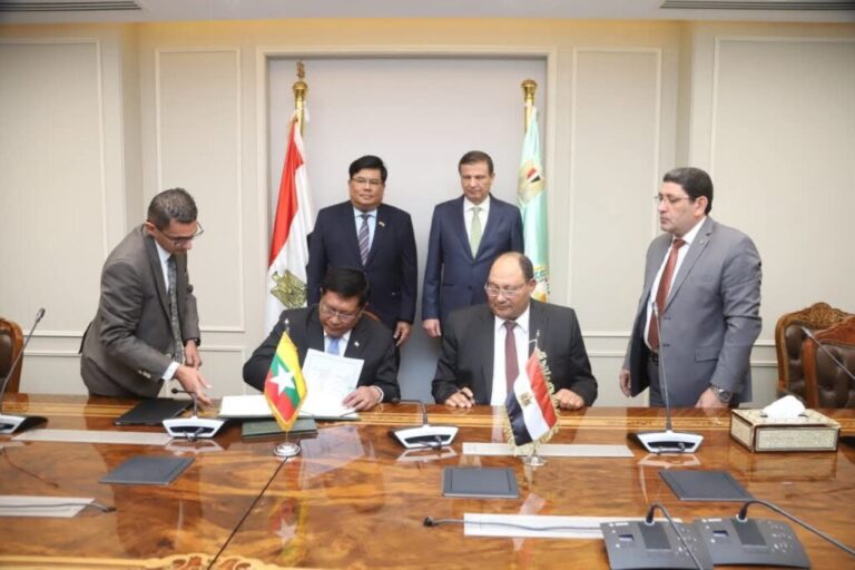 Myanmar, Egypt seal farm pact
