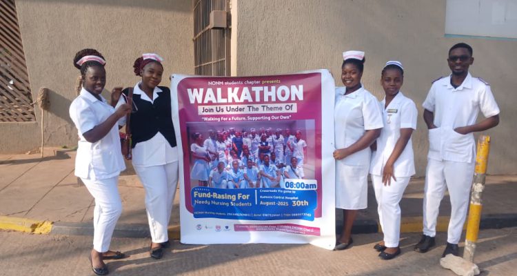 NONM walk aids Malawi nursing students