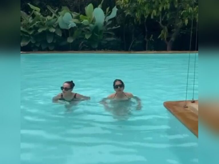 Neena Gupta enjoys swimming session with Soni Razdan
