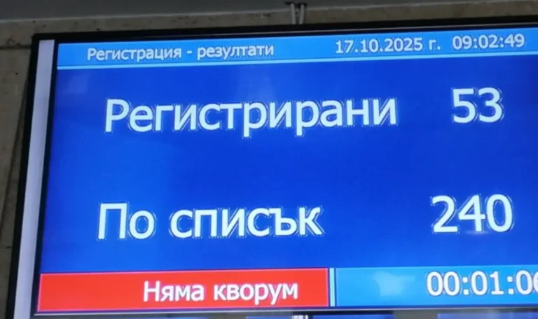 Parliament stalls as Boyko Borisov’s call leaves MPs absent