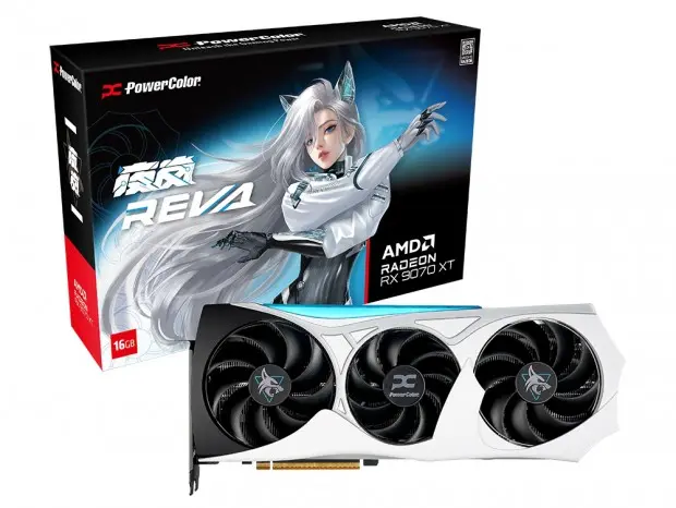 PowerColor unveils limited edition Hellhound Reva RX 9070 XT with anime inspired design