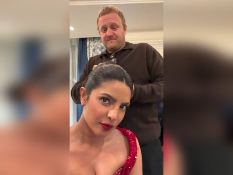 Priyanka Chopra shares fun Diwali moment as hairstylist Luke unties her hair
