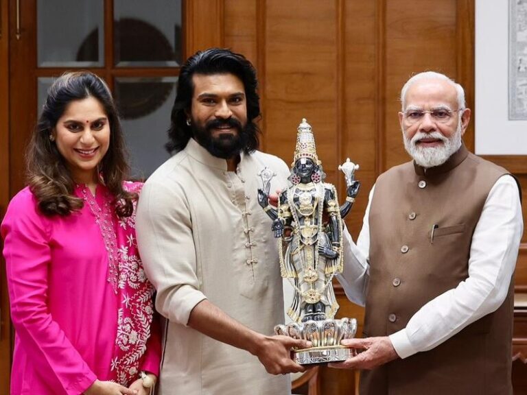 Ram Charan meets PM Modi to discuss Archery Premier League