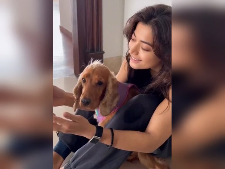 Rashmika Mandanna flaunts ring vibes to Thamma song