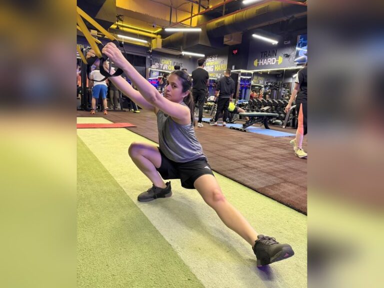 Rasika Dugal struggles with post-Diwali workout grind
