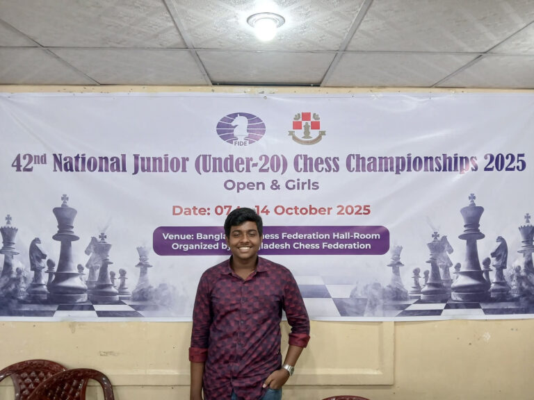 Sakline Mostafa Sajid wins 42nd National Chess Championship