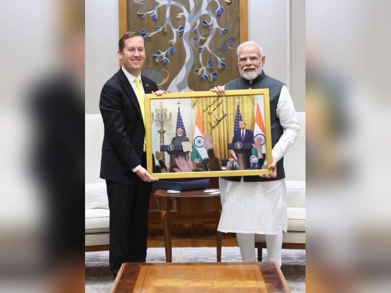 Sergio Gor meets Modi discusses trade and defence in India visit