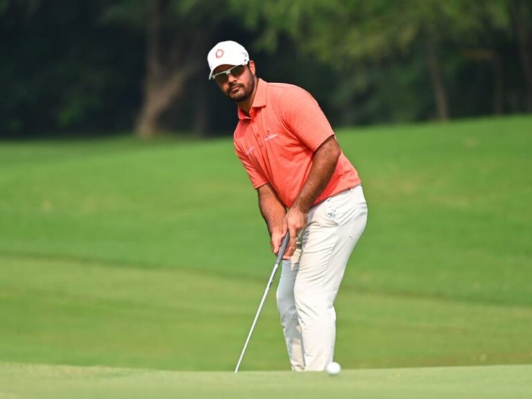 Shubhankar Sharma surges to top Indian spot at DP World Championship