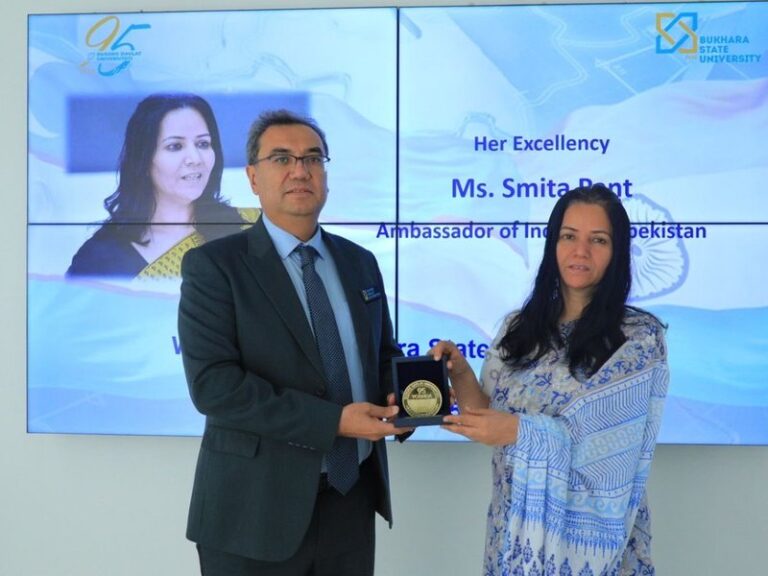 Smita Pant discusses education technology ties with Uzbekistan universities
