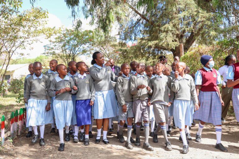 Soipan Tuya wears school uniform to mark Mazingira Day