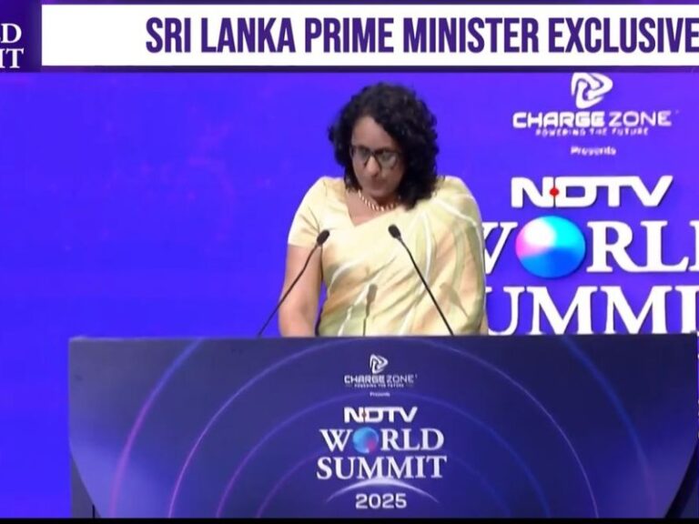 Sri Lankan PM praises Modi’s policy at NDTV Summit