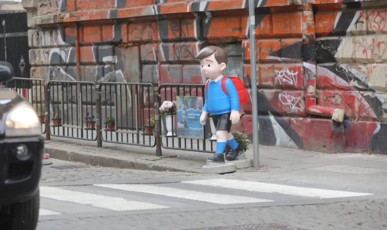 Student fined for placing child figures to raise road safety awareness in Sofia