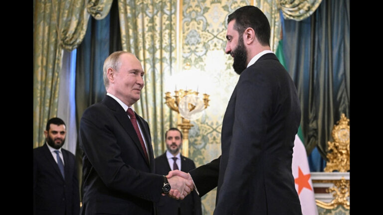 Syrian President Ahmed al-Sharaa visits Moscow to strengthen ties with Russia