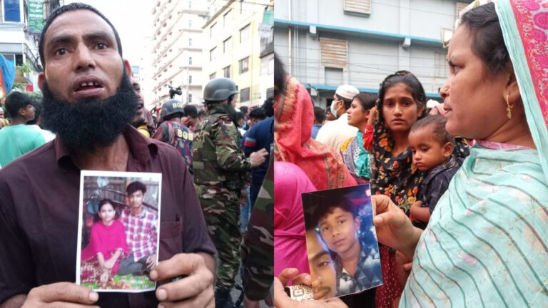 Teenage boy newlyweds missing after deadly fire in Mirpur
