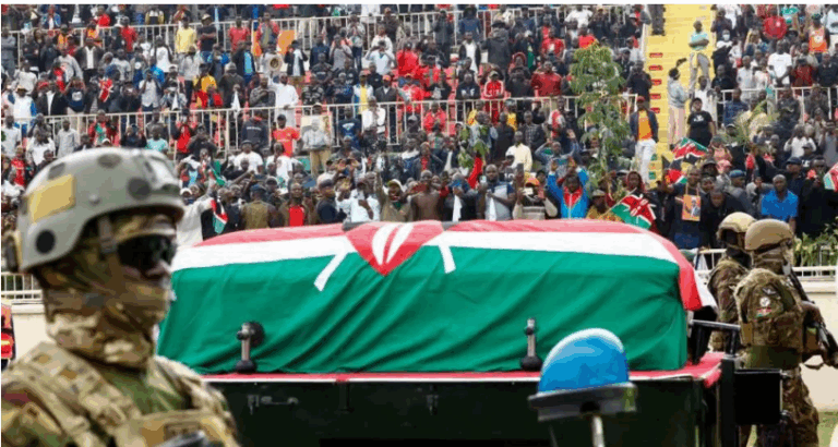 Thousands mourn Raila Odinga at state funeral in Nairobi