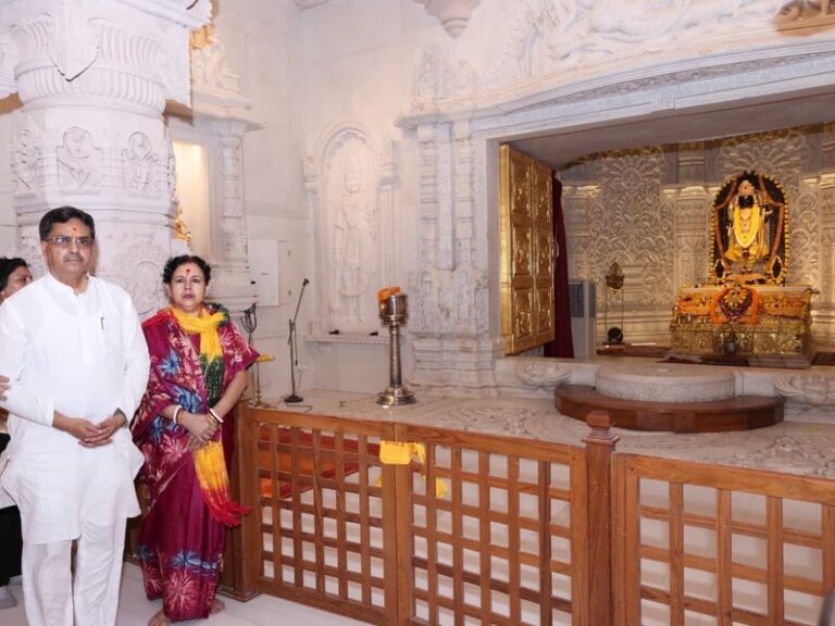 Tripura CM Manik Saha offers prayers at Ayodhya’s Ram Mandir