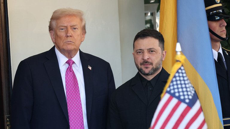 Trump, Zelensky meet at White House to discuss Ukraine, Putin summit