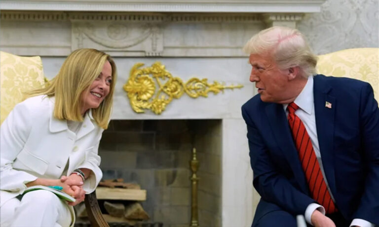 Trump calls Meloni beautiful at Gaza summit risks career