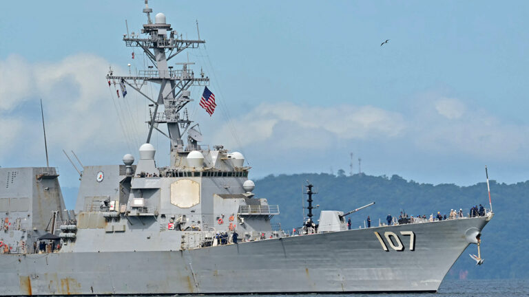USS Gravely docks in Trinidad amid US-Venezuela tensions