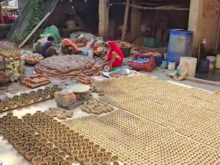 Varanasi potters see surge in clay lamp sales