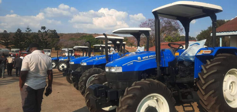Zimbabwe youth farmers receive tractors in Mnangagwa’s empowerment drive
